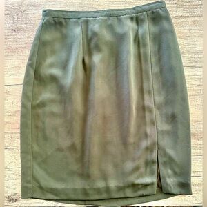 Dress Barn Green Skirt Size 6